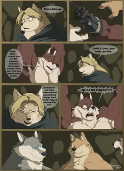 Rating: s
ID: 5703655
Date: 2025-07-12 11:04:40 -0400
Status: active
Score: 4
2020 anthro armor big_muscles blonde_hair blue_eyes bound bracers canid canine canis cave chain chained cloak clothed clothing comic dialogue digital_media_(artwork) english_text female fox fur glowing glowing_eyes grael_(xxsparcoxx) grey_body grey_fur group hair helena_(xxsparcoxx) hi_res huge_muscles kraso_(xxsparcoxx) male mammal multicolored_hair muscular muscular_anthro muscular_male open_mouth orange_body orange_fur red_body red_eyes red_fox red_fur speech_bubble submissive submissive_male teeth teofacio_larna text true_fox two_tone_hair white_body white_fur wolf xxsparcoxx post #5703655