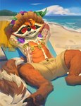 Rating: s
ID: 5608115
Date: 2025-05-29 23:06:59 -0400
Status: active
Score: 6
aloha_shirt anthro beach bottomwear brown_body brown_fur clothed clothing day eyewear facial_markings fluffy fluffy_tail fur guardians_of_the_galaxy hat head_markings headgear headwear hi_res jewelry looking_at_viewer male mammal markings marvel marvel_rivals mask_(marking) muscular muscular_anthro muscular_male necklace open_clothing open_shirt open_topwear pattern_clothing pattern_shirt pattern_topwear pawpads procyonid raccoon reclining red8ean relaxing rocket_raccoon sea seaside sharp_teeth shirt shorts sky solo sun_hat sunglasses tail teeth topwear water post #5608115