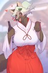 Rating: s
ID: 2554653
Date: 2021-01-02 01:45:34 -0500
Status: active
Score: 131
5_fingers accessory alcohol anthro asian_clothing beverage big_breasts blush bottle bracelet breasts brown_body brown_fur canid canine clothed clothing container digital_media_(artwork) east_asian_clothing female female_anthro fingers fur hair hair_accessory hairclip heart_symbol hi_res huge_breasts japanese_clothing jewelry kemono leaf looking_at_viewer mami_ohagiwara mammal miko_outfit open_mouth pink_eyes shaded signature solo sususuigi tanuki_leaf two_beasts_or_not_to_beast white_hair post #2554653