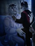 Rating: s
ID: 5423554
Date: 2025-03-10 00:03:17 -0400
Status: active
Score: 1
2023 alternate_species anthro beelzebub_(good_omens) black_clothing black_hair black_nose brown_body brown_fur chorny_vasiliok clothed clothing duo ear_tuft eye_contact felid feline fingernails fully_clothed fur furrification gabriel_(good_omens) good_omens hair hand_on_another's_back hand_on_another's_thigh hi_res humanoid_hands leucistic looking_at_another lynx male male/male mammal nails nonbinary_(lore) orange_eyes pantherine pink_nose purple_eyes sitting size_difference snout tail tiger tuft white_body white_clothing white_fur post #5423554