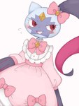 Rating: s
ID: 4536761
Date: 2024-01-15 05:56:08 -0500
Status: active
Score: 29
accessory alternative_fashion anthro asymmetrical_ears blush bow_accessory bow_ribbon claws clothing cute_fangs dress embarrassed eyelashes fangs female forehead_gem frilly frilly_clothing gem generation_8_pokemon hair_accessory hair_bow hair_ribbon hi_res j-fashion kuzuyu lolita_(fashion) looking_away navel nintendo open_mouth pokemon pokemon_(species) pokemon_legends_arceus red_eyes ribbons sneasler solo sweet_lolita teeth waist_ribbon post #4536761