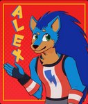 Rating: s
ID: 2798490
Date: 2021-06-23 14:02:07 -0400
Status: active
Score: 2
alexander_quillback_(chrislshack1998) anthro blue_body blue_fur blue_quills bottomwear clothing eulipotyphlan european_hedgehog fingerless_gloves fur gloves green_eyes grey_bottomwear grey_clothing grey_shorts handwear hedgehog hi_res lightning_bolt male mammal monochrome navy_gloves red_and_white shirt shorts tank_top thedefinitionofsad topwear post #2798490