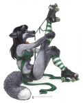 Rating: s
ID: 145903
Date: 2011-06-29 02:55:31 -0400
Status: active
Score: 63
2011 anthro artist_name athletic athletic_anthro athletic_female athletic_wear bell bell_choker big_tail bite biting_object black_body black_fur black_hair blue_eyes bottomwear bra breasts canid canine choker clothed clothing copyright_symbol countershading female fingerless_gloves fluffy fluffy_tail footwear fox fur furgonomics gloves graphite_(artwork) hair handwear hotpants jewelry legwear long_legs low-top_quad_skates mammal naughty_face necklace pattern_clothing pattern_footwear pattern_legwear pattern_socks pose quad_skates raised_leg red_fox roller_skates shinigamigirl shorts silver_fox simple_background sitting slim socks solo sports_bra straight_hair striped_clothing striped_footwear striped_legwear striped_socks stripes symbol tail text traditional_media_(artwork) true_fox underwear white_background post #145903