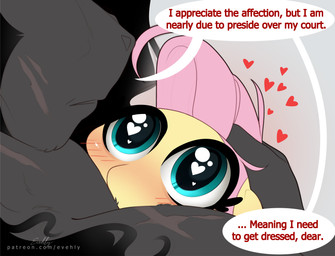 Rating: s
ID: 5713326
Date: 2025-07-16 18:01:09 -0400
Status: active
Score: 69
absurd_res anthro black_body black_fur black_hair blue_eyes blush dialogue duo english_text equid equine evehly eyelashes female fingers fluttershy_(mlp) friendship_is_magic fur hair hasbro head_grab heart_symbol hi_res horse king_sombra_(mlp) male male/female mammal my_little_pony pink_hair pony scar signature speech_bubble text url yellow_body yellow_fur post #5713326