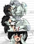 Rating: s
ID: 4976663
Date: 2024-08-10 11:44:46 -0400
Status: active
Score: 26
2024 anon_(snoot_game) anthro back_wings banco black_eyes black_hair blush cavemanon_studios crossgender dinosaur duo eyes_closed fang_(gvh) female female_on_anthro fingers ftm_crossgender goodbye_volcano_high graphite_(artwork) grey_body grey_hair grey_scales hair head_crest hi_res human human_on_anthro interspecies kissing light-skinned_female light_body light_skin male male/female male_on_human mammal mtf_crossgender nude nude_anthro nude_female nude_human nude_male prehistoric_species pterodactylus pterosaur reptile scales scalie sharp_teeth snoot_game snout teeth tongue tongue_out traditional_media_(artwork) wings post #4976663