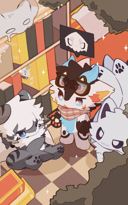 Rating: s
ID: 5675006
Date: 2025-06-29 09:18:05 -0400
Status: pending
Score: 12
2025 2_horns 4_fingers 5:8 :3 anthro biped blue_body blue_fur book bookshelf canid canine canis changed_(video_game) chibi daww digital_drawing_(artwork) digital_media_(artwork) dragon dragon_horn eyewear eyewear_on_head film_grain fingers fish fructose_(fructose_c) fructose_c fur furniture furred_dragon furred_scalie goggles goggles_on_head grey_body grey_fur group hi_res horn kerchief lin_(changed) male mammal marine multicolored_body multicolored_fur mythological_creature mythological_scalie mythology neckerchief neckwear open_mouth pawpads paws puro_(changed) scalie shaded shark sparkles speech_bubble standing star_eyes the_shark_(changed) trio white_body white_fur wolf post #5675006
