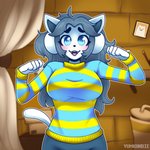 Rating: s
ID: 2411923
Date: 2020-09-16 03:46:30 -0400
Status: active
Score: 45
1:1 anthro breasts clothed clothing covering covering_mouth detailed_background female hair hi_res looking_at_viewer mammal shirt solo standing tem temmie_(undertale) topwear undertale undertale_(series) white_body yumkandie post #2411923