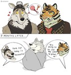 Rating: s
ID: 5480509
Date: 2025-04-03 21:42:31 -0400
Status: active
Score: 97
2025 aged_down anthro anthro_on_anthro baby bedding blanket blush canid canine canis clothed clothing collared_shirt comic dialogue ear_piercing ear_ring english_text epic_games eyebrows eyes_closed felid fletcher_kane fortnite fur group hat headgear headwear heart_symbol hi_res humor impregnation looking_at_another looking_away male male/male male_impregnation mammal multiple_scenes necktie open_mouth open_smile oscar_(fortnite) pantherine pictographics piercing rattle ring_piercing ruffusbleu shirt simple_background smile speech_bubble teeth text tiger topwear trio tuft vest wendell_(fortnite) what white_background wolf young post #5480509