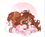 Rating: s
ID: 5592246
Date: 2025-05-23 05:57:02 -0400
Status: active
Score: 3
abstract_background accessory anthro beverage bow_ribbon brown_body brown_fur brown_hair canid canine clothed clothing curly_hair drinking drinking_straw female fur glistening glistening_eyes green_eyes hair hair_accessory hair_bow hair_ribbon hi_res holding_beverage holding_object legwear long_hair looking_at_viewer lying mammal on_front pink_clothing pink_topwear raccoon_dog ribbons side_view solo sonyan tanuki topwear white_clothing white_legwear post #5592246