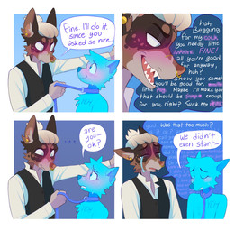 Rating: s
ID: 5767531
Date: 2025-08-09 15:53:27 -0400
Status: active
Score: 29
anthro bedroom_eyes blue_body blue_fur blush blush_lines bodily_fluids bridge_piercing brown_body brown_fur canid canine canis cheek_tuft clothing collar collared_shirt comic crying dialogue domestic_dog dress_shirt duo ellipsis english_text facial_piercing facial_tuft fur hair half-closed_eyes heresvix hi_res humor leash leash_pull male mammal narrowed_eyes nose_piercing nose_ring piercing ring_piercing seductive shirt smile smirk smug smug_face smug_grin speech_bubble tears text topwear tuft vest white_hair ych_(character) post #5767531