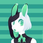Rating: s
ID: 2274421
Date: 2020-05-29 03:40:59 -0400
Status: active
Score: 5
1:1 ame-kumo anthro black_hair bust_portrait clothed clothing collared_shirt female fur gasp green_background green_eyes hair lagomorph leporid lineless looking_at_viewer mammal multicolored_hair necktie pattern_background portrait rabbit shirt simple_background solo striped_background teal_theme text topwear url white_body white_fur white_hair post #2274421