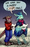 Rating: s
ID: 5290981
Date: 2025-01-06 13:23:41 -0500
Status: active
Score: 26
4_ears absurd_res anthro avali biped blue_body blue_feathers brown_body bryce_daeless claws clothing countershading dewclaw digitigrade doesnotexist english_text feathered_crest feathered_wings feathers female green_body green_eyes gyrotech head_crest hi_res horn kobold luvashi male multi_ear pupils scalie scarf singing slit_pupils sweater tan_body text topwear winged_arms wings post #5290981