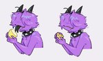 Rating: s
ID: 5249742
Date: 2024-12-17 22:33:28 -0500
Status: active
Score: 16
2_panel_comic anthro collar eyeless food forked_tongue fruit hair hi_res humor lemon licking plant pur-fox pur-fox_(character) smile snaggle_tooth solo spiked_collar spikes tongue unknown_species post #5249742