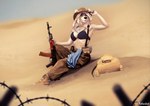 Rating: s
ID: 4086696
Date: 2023-06-01 18:47:11 -0400
Status: active
Score: 32
accessory ak-74 anthro anyu_vea backpack barbed_wire beads bear black_fingernails black_nails black_nose boots bra brown_eyes clothing colored_nails desert dog_tags fatigues female fingernails footwear fur gun hair hair_accessory hair_beads hand_on_hat hat headgear headwear kehushka mammal nails polar_bear ranged_weapon sand shoes solo telnyashka tomboy underwear ursine weapon white_body white_fur white_hair post #4086696