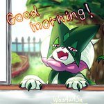 Rating: s
ID: 5644004
Date: 2025-06-15 13:03:05 -0400
Status: pending
Score: 19
1:1 anthro biped claws felid feline generation_9_pokemon good_morning grass mammal mask meowscarada nintendo pink_eyes plant pokemon pokemon_(species) tree wasawasa window post #5644004