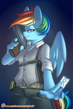 anthro atane27 clothed clothing digital_media_(artwork) equine female friendship_is_magic gun hair hi_res holding_weapong looking_at_viewer mammal multicolored_hair my_little_pony patreon pegasus rainbow_dash_(mlp) rainbow_hair ranged_weapon solo weapon wings
Rating: Safe
Score: 5
User: lemongrab
Date: April 19, 2018 anthro atane27 clothed clothing digital_media_(artwork) equine female friendship_is_magic gun hair hi_res holding_weapong looking_at_viewer mammal multicolored_hair my_little_pony patreon pegasus rainbow_dash_(mlp) rainbow_hair ranged_weapon solo weapon wings
Rating: Safe
Score: 5
User: lemongrab
Date: April 19, 2018