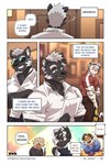 Rating: s
ID: 4114668
Date: 2023-06-16 17:34:41 -0400
Status: active
Score: 71
anthro asking asking_another asking_what bar_emanata base_three_layout black_body black_ears black_fur black_stripes black_tail blockage_(layout) canid canine caption_box clothed clothing coldrey_hansen comic conjoined_speech_bubble dialogue emanata english_text felid four_frame_image fur grey_hair grin hair hand_on_arm hi_res holding_arm horizontal_blockage kumak71395 laugh localized_pointy_speech_bubble male mammal markings matheson_walker open_mouth pantherine pointy_speech_bubble polygonal_speech_bubble question richard_victor smile speech_bubble striped_body striped_fur striped_markings striped_tail stripes tail tail_markings teeth text text_box tiger tongue url vocalization white_arms white_body white_ears white_fur white_hair white_tail post #4114668