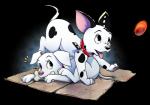 Rating: s
ID: 1507698
Date: 2018-04-07 20:20:30 -0400
Status: active
Score: 15
101_dalmatians 102_dalmatians 2015 akusuru alpha_channel ball black_nose bone canid canine canis collar dalmatian digital_drawing_(artwork) digital_media_(artwork) disney domestic_dog domino_(101_dalmatians) dominoes duo eyelashes female feral fetching fur male mammal markings oddball_(101_dalmatians) pink_nose sidewalk simple_background spots spotted_body spotted_fur text transparent_background url white_body white_fur young young_feral post #1507698