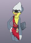 Rating: s
ID: 3762680
Date: 2022-12-20 23:08:53 -0500
Status: active
Score: 16
2022 absurd_res adamb/t2oa anthro avian beak bird canada_warbler clothed clothing crossdressing dress feathers femboy hi_res julian_(adamb/t2oa) male_(lore) new_world_warbler oscine passerine signature simple_background solo tail tail_feathers warbler post #3762680