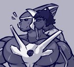 Rating: s
ID: 2953472
Date: 2021-10-01 00:00:45 -0400
Status: active
Score: 5
a0nmaster anthro biped clothed clothing dialga digital_media_(artwork) dragon duo generation_4_pokemon hair human interspecies kanen_jinn legendary_pokemon male male/male mammal muscular muscular_male mythological_creature mythological_scalie mythology nintendo nude pecs pokemon pokemon_(species) scalie simple_background size_difference valcan_robinson post #2953472