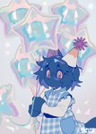 Rating: s
ID: 5538788
Date: 2025-04-29 23:59:51 -0400
Status: active
Score: 11
absurd_res ambiguous_gender anthro balloon black_body black_eyebrows black_fur black_hair blue_clothing blue_dress clothing domestic_cat dot_nose dress eyebrows felid feline felis frilly fur hair hat headgear headwear hi_res holding_balloon inflatable irridescent laika's_comet long_sleeves luckymuttz mammal mars_(fourleafisland) orange_sclera party_hat pattern_clothing pattern_dress plaid plaid_clothing plaid_dress pockets red_eyes short_hair solo star star_balloon tail topwear white_clothing white_topwear post #5538788