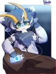 Rating: s
ID: 5580659
Date: 2025-05-18 04:23:24 -0400
Status: active
Score: 1
!dodn 3:4 4_ears 4_fingers :3 absurd_res antennae_(anatomy) anthro aquatic_gastropod black_body black_fur black_hair blue_body bottomwear brown_bottomwear brown_clothing brown_pants cellphone clothing coat curly_hair electronics erro_(!dodn) female fingers fluffy fur fur_tuft gastropod green_eyes hair headphones hi_res listening_to_music marine markings mollusk multi_ear pants parka phone sea_snail short_hair simple_background sitting smartphone snail solo topwear tuft white_body white_clothing yellow_antennae post #5580659