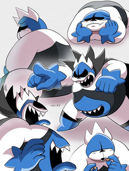 Rating: s
ID: 5615024
Date: 2025-06-01 19:42:46 -0400
Status: active
Score: 10
3:4 absurd_res anthro aoi_k3 belly belly_mouth boots clothing deltarune footwear hi_res king_spade leotard male overweight shadowed_face sharp_teeth shoes solo teeth tongue tongue_out undertale_(series) white_body post #5615024