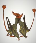 Rating: s
ID: 5667645
Date: 2025-06-25 19:43:32 -0400
Status: active
Score: 4
2021 ambiguous_gender beak claws duo eyes_closed feral folded_wings green_body heart_tail hi_res looking_at_another membrane_(anatomy) membranous_wings mossa nuzzling plantigrade prehistoric_species pterosaur pupils quadruped raised_tail reptile rhamphorhynchus scalie sharp_teeth side_view simple_background slit_pupils standing tail teeth white_background wings post #5667645