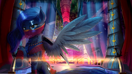 blue_eyes blue_feathers blue_fur blue_hair cutie_mark detailed_background discordthege equine eyelashes feathered_wings feathers female feral friendship_is_magic fur hair hi_res horn mammal my_little_pony princess_luna_(mlp) sitting solo winged_unicorn wings
Rating: Safe
Score: 7
User: Millcore
Date: June 23, 2017 blue_eyes blue_feathers blue_fur blue_hair cutie_mark detailed_background discordthege equine eyelashes feathered_wings feathers female feral friendship_is_magic fur hair hi_res horn mammal my_little_pony princess_luna_(mlp) sitting solo winged_unicorn wings
Rating: Safe
Score: 7
User: Millcore
Date: June 23, 2017