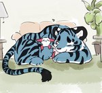 Rating: s
ID: 4083146
Date: 2023-05-30 22:51:34 -0400
Status: active
Score: 15
2021 4_toes :3 ambiguous_gender black_body black_ears black_fur black_markings black_stripes black_tail blue_body blue_fur blue_tail bodily_fluids canid canine cheek_tuft colored countershade_face countershade_fur countershade_legs countershading detailed_background digital_drawing_(artwork) digital_media_(artwork) dipstick_tail drooling duo ears_down eyes_closed facial_tuft feet felid female_(lore) feral fox full-length_portrait fur furniture heart_symbol hug inside itsuki_(urotori) kemono lamp larger_ambiguous larger_feral looking_at_another lying mammal markings maru_(urotori) multicolored_body multicolored_ears multicolored_fur multicolored_tail on_front one_eye_closed pantherine pink_body pink_ears pink_fur pink_markings pink_nose pivoted_ears plant plant_pot portrait potted_plant quadruped red_eyes saliva side_view sitting size_difference smaller_ambiguous smaller_feral smile sofa striped_body striped_fur striped_markings striped_tail stripes tail tail_markings tiger toes tuft two_tone_body two_tone_ears two_tone_fur two_tone_tail urotori white_body white_countershading white_ears white_fur white_inner_ear post #4083146