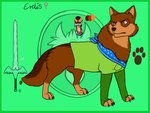 Rating: s
ID: 2194815
Date: 2020-03-28 09:15:20 -0400
Status: active
Score: 6
4:3 border canid canine canis clothed clothed_feral clothing erelis_(kertanan) female fenris64 feral flat_colors green_border hi_res mammal melee_weapon model_sheet solo sword weapon wolf post #2194815