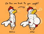 Rating: s
ID: 5579079
Date: 2025-05-17 15:40:42 -0400
Status: active
Score: 13
2024 anthro avian beak before_and_after belly big_belly biped bird breath briefs bulge chicken clothed clothing coco_(wizzdono) ellipsis galliform gallus_(genus) male monotone_background musclegut muscular natural_colors nipples orange_background overweight overweight_anthro overweight_male phasianid simple_background solo tail thick_outline toony underwear underwear_only watermark weight_gain white_body wizzdono post #5579079