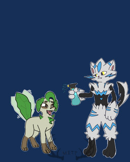 Rating: s
ID: 5703587
Date: 2025-07-12 10:15:05 -0400
Status: active
Score: 1
all_fours alpha_channel anthro black_nose blue_body blue_fur blue_stripes brown_body brown_eyes brown_fur duo eeveelution feral fur generation_4_pokemon generation_7_pokemon grey_body grey_fur hi_res hybrid hybrid_pokemon kaicholeaf leaf leaf_tail leafeon legendary_pokemon male male/male mettdesign_(artist) nintendo pink_nose pokemon pokemon_(species) spray spray_bottle standing stripes tail tail_motion tailwag tan_body tan_fur tan_fur_tuft teeth teeth_showing tongue tongue_out water yellow_eyes zeraora post #5703587