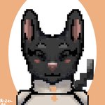 Rating: s
ID: 4595764
Date: 2024-02-12 19:32:45 -0500
Status: active
Score: 4
1:1 anthro black_body black_fur clothed clothing digital_media_(artwork) domestic_cat eyes_closed felid feline felis female fur low_res mammal mixels_(pixel_art) pixel_(artwork) rizal_ok smile solo white_clothing post #4595764
