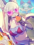 Rating: s
ID: 3228383
Date: 2022-03-17 14:16:24 -0400
Status: active
Score: 68
absurd_res ambiguous_gender anthro beach bikini clothing conditional_dnp crunchobar digital_media_(artwork) domestic_cat eyewear felid feline felis female food group hair hi_res horn ika_devil mammal open_mouth popsicle popsicle_melting seaside sunglasses swimwear tongue tongue_out two-piece_swimsuit post #3228383