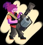 Rating: s
ID: 5547216
Date: 2025-05-03 21:35:44 -0400
Status: active
Score: 18
2023 alpha_channel ambiguous_gender anthro black_clothing black_topwear black_vest boots bottomwear clothed clothed_anthro clothing cosplay crossover crossover_cosplay deltarune digital_drawing_(artwork) digital_media_(artwork) english_description female_(lore) footwear gatling_gun grey_bottomwear grey_clothing grey_pants grinning_at_viewer gun hair hair_over_eye heavy_(team_fortress_2) holding_gun holding_machine_gun holding_minigun holding_object holding_ranged_weapon holding_weapon keego machine_gun minigun pants ponytail purple_body purple_hair ranged_weapon red_clothing red_shirt red_t-shirt red_topwear reptile scalie shell_(projectile) shirt shoes simple_background solo susie_(deltarune) t-shirt team_fortress_2 topwear transparent_background undertale_(series) valve vest weapon post #5547216