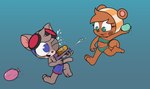 Rating: s
ID: 5637563
Date: 2025-06-12 12:36:46 -0400
Status: active
Score: 10
2022 anthro barefoot bikini blue_background blue_eyes brown_body brown_fur buckteeth clothed clothing domestic_cat drai_(artist) duo eyewear eyewear_on_head feet felid feline felis female flat_chested fur goggles goggles_on_head green_eyes hi_res jumping male mammal mitzi_(ajmarekart) murphy_(ajmarekart) murphy_and_mitzi orange_body orange_fur rodent sciurid simple_background strapless_bikini strapless_clothing strapless_swimwear super_soaker swimming_trunks swimwear teeth throwing_object topless topless_male toy toy_gun tree_squirrel two-piece_swimsuit water water_balloon water_gun young young_anthro young_female young_male post #5637563