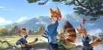 Rating: s
ID: 5614497
Date: 2025-06-01 16:03:47 -0400
Status: active
Score: 24
ailurid amazing_background anthro asian_clothing biped building canid canine clothed clothing colored detailed detailed_background drill_curls east_asian_clothing felid feline fox fully_clothed fur group hair hi_res house japanese_clothing kemono kimono lokey looking_at_another looking_at_viewer lynx male male_anthro mammal markings melee_weapon mountain multicolored_body multicolored_fur open_mouth open_smile pantherine pinwheel plant playing red_panda ring_(marking) ringed_tail running scabbard shaded smile standing striped_body striped_fur striped_markings striped_tail stripes sword tail tail_markings tiger toy tree weapon young young_anthro young_male post #5614497