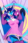 Rating: s
ID: 4723818
Date: 2024-04-16 01:20:42 -0400
Status: active
Score: 33
2024 absurd_res anthro arati arativulpes armwear blue_body blue_fur blue_hair breasts cleavage clothed clothing dancing digital_drawing_(artwork) digital_media_(artwork) dress feathered_wings feathers female fexneel_(character) fexneel_denisse fluffy fluffy_ears fluffy_tail fur hair hi_res legwear licking licking_lips long_hair looking_at_viewer mammal me!me!me! multicolored_body multicolored_fur no_bra one_eye_closed pantsless pattern_background pink_armwear pink_clothing pink_dress pink_legwear red_eyes simple_background snout solo striped_body striped_fur stripes tail thigh_highs tongue tongue_out watermark white_body white_fur wings wink winking_at_viewer post #4723818