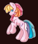 Rating: s
ID: 5083522
Date: 2024-09-29 23:45:05 -0400
Status: active
Score: 5
black_background blonde_mane blue_eyes blue_tail brush cutie_mark equid equine eyelashes friendship_is_magic fur hasbro heart_eyes heart_symbol hi_res horse looking_at_viewer mammal mane mlp_g3 my_little_pony my_little_pony_(2009) on_hind_legs orange_mane outline paintbrush pink_body pink_fur pony red_mane simple_background smile strawberrywolv tail toola_roola_(mlp_g3) white_outline post #5083522