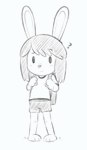 Rating: s
ID: 3973781
Date: 2023-04-05 13:58:37 -0400
Status: active
Score: 83
2022 anthro backpack barefoot bottomwear child clothed clothing elinor_rabbit elinor_wonders_why eyebrows feet female greyscale hi_res lagomorph leporid looking_at_viewer mammal monochrome pbs question_mark rabbit rabbit_ears raised_eyebrow shinodage shirt shorts simple_background solo standing topwear white_background young young_anthro post #3973781