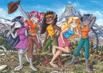 Rating: s
ID: 3969929
Date: 2023-04-03 15:12:35 -0400
Status: active
Score: 14
acrylic_painting_(artwork) alps barefoot belt black_belt blonde_hair blue_clothing blue_eyes blue_hair blue_topwear bottomwear braided_hair brown_body brown_bottomwear brown_clothing brown_eyes brown_fur brown_hair brown_hat brown_headwear brown_pants cervin clothing colette_(thea_sisters) cowboy_hat detailed_background feet female fur geronimo_stilton_(series) green_bottomwear green_clothing green_eyes green_pants grey_body grey_fur group hair hat headgear headwear hi_res house_mouse landscape_background lepetithelvete mammal matterhorn midriff mountain mouse murid murine navel nicky_(thea_sisters) orange_clothing orange_topwear painting_(artwork) pamela_(thea_sisters) pants paulina_(thea_sisters) pigtails pink_bottomwear pink_clothing pink_skirt purple_clothing purple_eyes rat red_belt red_hair rodent skirt switzerland tan_body tan_fur thea_sisters thea_stilton_(series) topwear traditional_media_(artwork) traditional_painting_(artwork) violet_(thea_sisters) yellow_clothing yellow_topwear post #3969929