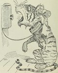 Rating: s
ID: 5563958
Date: 2025-05-11 04:50:08 -0400
Status: active
Score: 1
1900 19th_century ancient_art bell collar collar_only earpiece electronics emanata fangs felid feral fur hi_res holding_object holding_phone leon_barritt male mammal monochrome name_on_collar nude on_phone open_mouth pantherine phone signature sitting solo striped_body striped_fur stripes tammany_tiger teeth tiger upset whiskers post #5563958