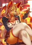 Rating: s
ID: 4495803
Date: 2023-12-26 06:33:31 -0500
Status: active
Score: 56
anthro bedroom_eyes blowing_smoke bottomwear breasts canid canine cleavage clothed clothing crossed_legs female fluffy fluffy_tail fox fur gloves hair handwear headgear legwear long_hair long_socks looking_at_viewer mammal miniskirt multi_tail multicolored_body multicolored_fur multicolored_tail narrowed_eyes pipe ruri_tsubame seductive signature sitting skirt smoke smoke_from_mouth smoking_pipe smoking_tobacco solo stockings tail teasing tobacco tobacco_pipe under_skirt_view yellow_eyes post #4495803