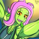 Rating: s
ID: 5043821
Date: 2024-09-11 14:10:12 -0400
Status: active
Score: -1
1:1 absurd_res biceps blue_bodysuit blue_clothing blue_skinsuit blush blush_lines bodysuit cactus cactus_creature cactus_humanoid cel_shading clothing dekumemer digital_drawing_(artwork) digital_media_(artwork) elemental_creature elemental_humanoid female flora_fauna green_body green_skin greenlegs_(dekumemer) hair happy hi_res humanoid joyful muscular muscular_female noseless open_mouth orange_sclera outstretched_arms overalls pie_cut_eyes pink_hair plant plant_humanoid shaded sharp_teeth skinsuit solo spikes spikes_(anatomy) spines teeth tight_clothing post #5043821