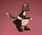 Rating: s
ID: 5560167
Date: 2025-05-09 15:05:47 -0400
Status: active
Score: 5
alternative_fashion ambiguous_gender animal_mask bdsm boots brown_eyes canid clothing collar colored_nails female footwear goth hair hood human latex mammal mask nails orange_hair petplay pup_mask puppyplay roleplay shoes solo tail tail_motion tailwag wereren post #5560167