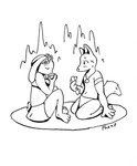 Rating: s
ID: 5658252
Date: 2025-06-21 14:21:45 -0400
Status: pending
Score: 1
accessory anthro bottomwear canid canine clothing container cup drinking duo female flower flower_crown flower_in_hair fox hair hair_accessory holding_object jewelry lagomorph leporid loincloth looking_at_another magic male male/female mammal monochrome necklace nervous nervous_male pendant phano plant rabbit scroll skirt post #5658252