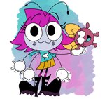 Rating: s
ID: 5623266
Date: 2025-06-05 21:12:29 -0400
Status: pending
Score: 3
2022 absurd_res amphibia_(series) amphibian antennae_(anatomy) anthro arthropod clothing crossover disney female female/female fly_(animal) footwear frog gloves handwear hi_res insect maggie_pesky multi_arm multi_limb pink_body polly_plantar shoes the_buzz_on_maggie young post #5623266
