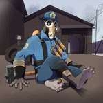 Rating: s
ID: 4618540
Date: 2024-02-23 21:06:10 -0500
Status: active
Score: 37
1:1 absurd_res alternate_species anthro barefoot black_sclera blue_clothing claws clothing cold conditional_dnp duga_(philco) feet fingers firefighter foot_focus furrification hammer hat headgear headwear hi_res horn kobold looking_at_viewer male mask nails orenjisalmonpaw paws presenting pyro_(team_fortress_2) scalie sledgehammer soles solo team_fortress_2 toes tools valve post #4618540