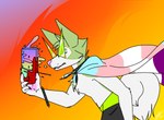 Rating: s
ID: 5643208
Date: 2025-06-15 01:23:04 -0400
Status: active
Score: 5
accessory ambiguous_gender andromorph_(lore) anthro asexual_pride_colors black_claws bottomwear bracelet brick byte_fantail_(character) canid canine canis cape claws clothed clothing collar curled_tail domestic_dog eyewear facing_left fire fire_background flag_cape fur glasses green_body green_fur heart_pawpads hi_res holding_brick husky jewelry lgbt_pride mammal nordic_sled_dog paint pants pawpads pin_accessory pin_button pink_nose pink_pawpads pride_colors shirtless sillydraco simple_background snarling solo spiked_bracelet spiked_collar spikes spitz sunglasses symbolism tail topless transgender_pride_colors triangle_glasses white_body white_fur post #5643208